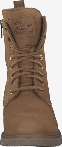 PANAMA JACK Lace-Up Ankle Boots 'Frisia B' in Beige