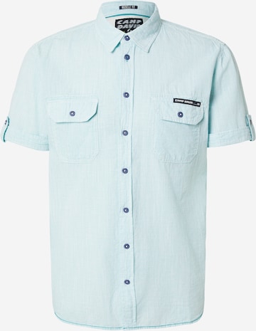CAMP DAVIDSlim Fit Košulja - zelena boja: prednji dio