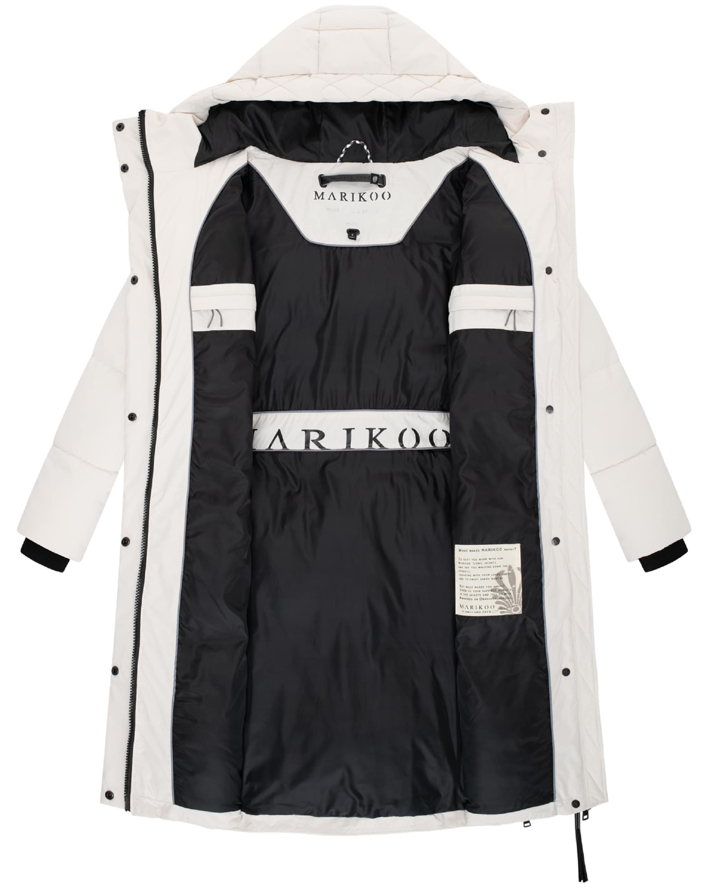 Manteau d’hiver 'Michikoo XVI' MARIKOO en blanc