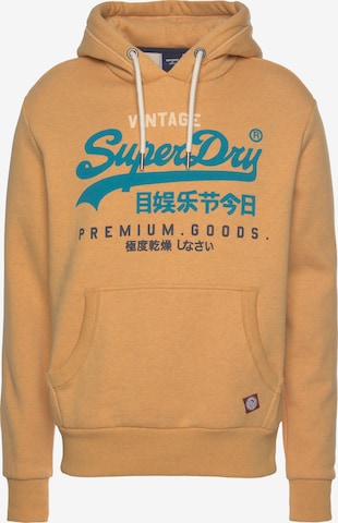 Superdry Sweatshirt in Gelb: predná strana