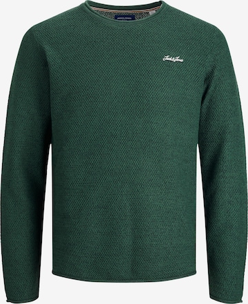 JACK & JONES Sweater 'Paul Tons' in Green: front