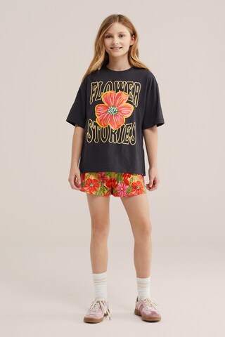 mišri WE Fashion Laisvas Kelnės