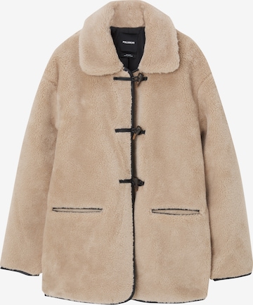 Pull&Bear Between-Season Jacket in Beige: front