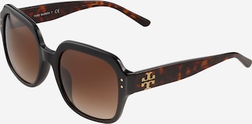 Tory Burch - Gafas de sol en marrón: frente