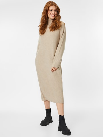 MSCH COPENHAGEN Knitted dress 'Magnea' in Brown