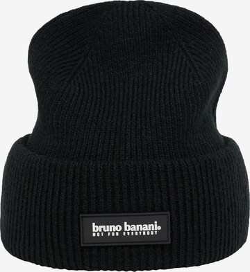 BRUNO BANANI Beanie in Black: front