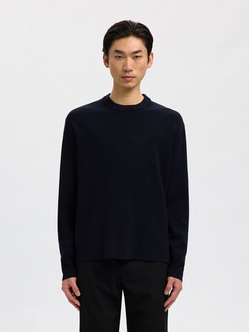 SELECTED Sweater 'SLHTELLER' in Blue: front