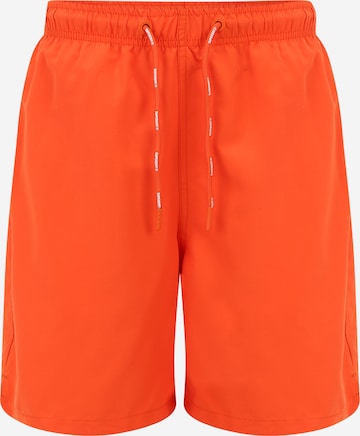 Superdry Plavecké šortky – oranžová: přední strana