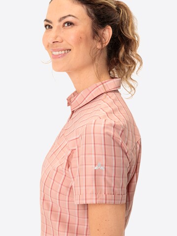 VAUDE Athletic button up shirt ' W Tacun ST II ' in Pink