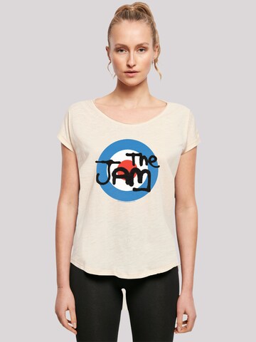 F4NT4STIC Shirt 'The Jam Band Classic Logo' in Beige: front