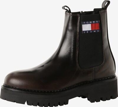 Tommy Jeans Chelsea boots in de kleur Navy / Chocoladebruin / Rood / Wit, Productweergave