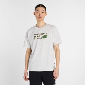 T-Shirt new balance en blanc : devant
