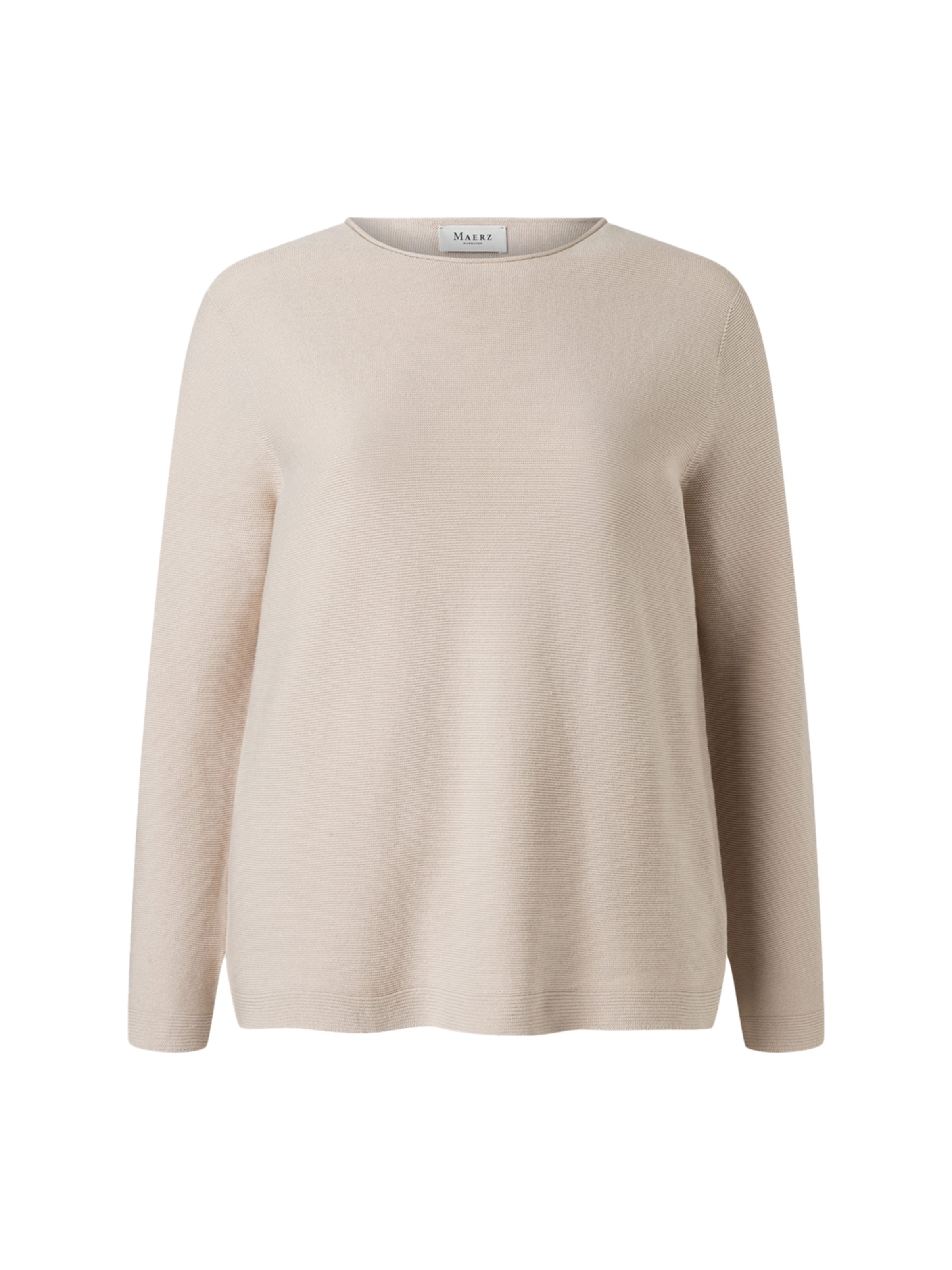 Pull-over ' 326000 ' MAERZ Muenchen en marron : devant