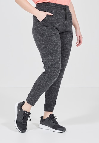 ENDURANCE Tapered Workout Pants 'Olivia' in Grey: front