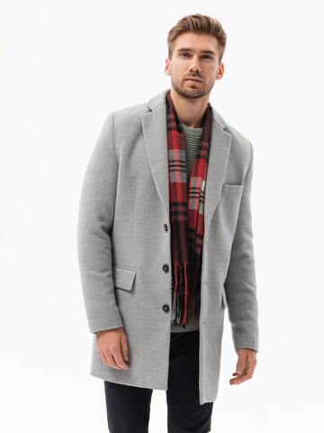 Ombre Between-Seasons Coat 'C432' in Grey: front