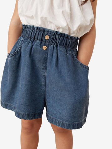 Next Wide Leg Bukser i blå: forside