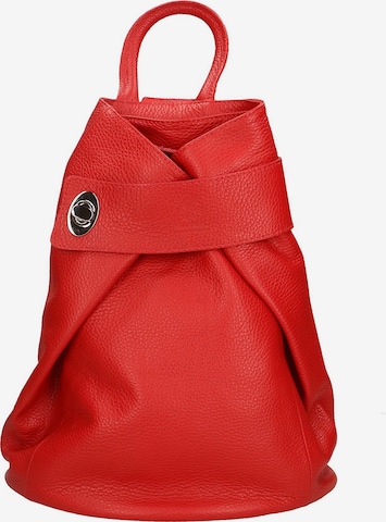CHICCA BORSE Rugzak in Rood: voorkant