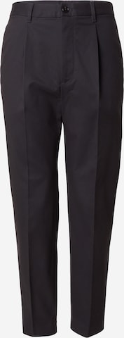 juoda Calvin Klein Siaurėjantis Kelnės su kantu: priekis