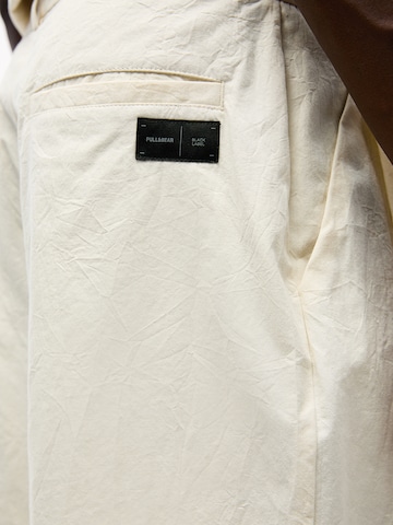 Loosefit Pantaloni con pieghe di Pull&Bear in beige