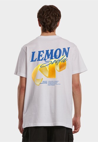 Mister Tee T-Shirt 'Lemon Soda' in Weiß: Vorderseite