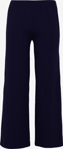 Yoek Wide leg Pants in Blue: front