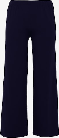 YOEK Wide leg Trousers in Blue: front