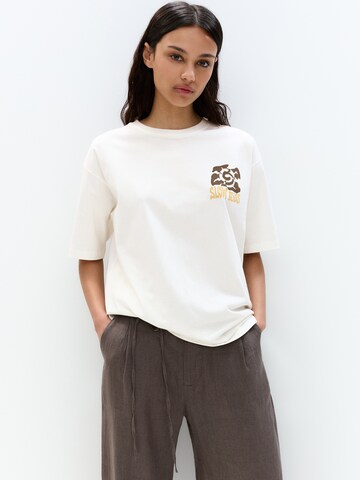 Pull&Bear T-Shirt in Weiß