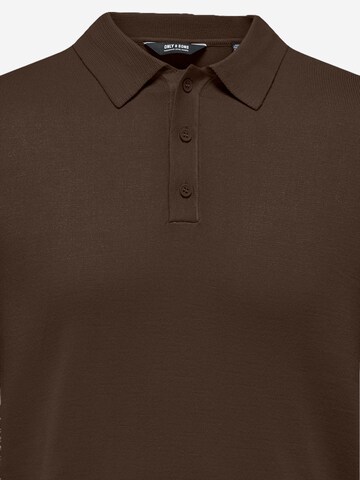 Only & Sons Shirt 'Wyler' in Brown