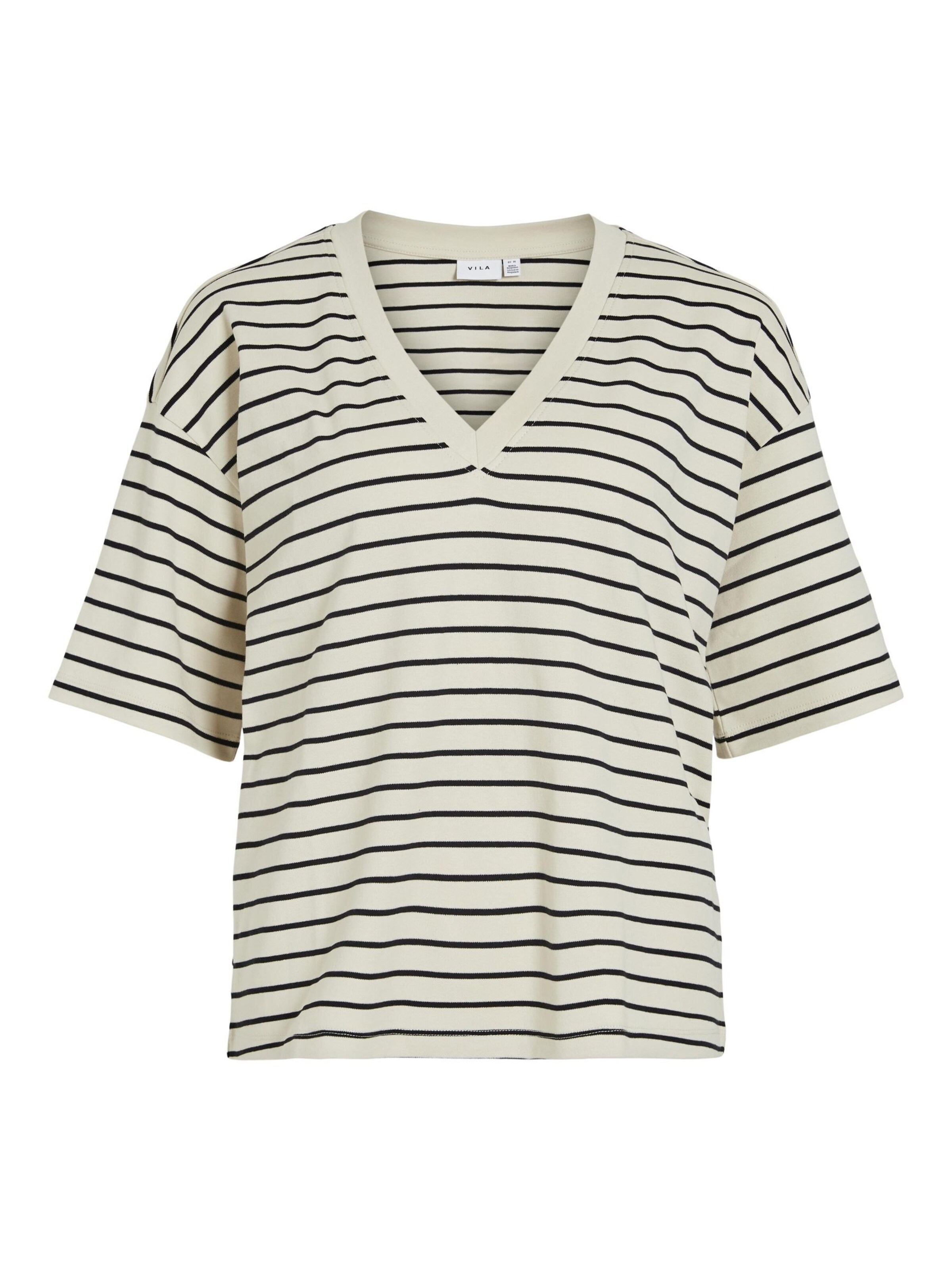 VILA - Camiseta en beige: frente