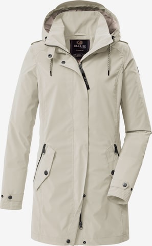 G.I.G.A. DX by killtec Between-Seasons Parka in Beige: front