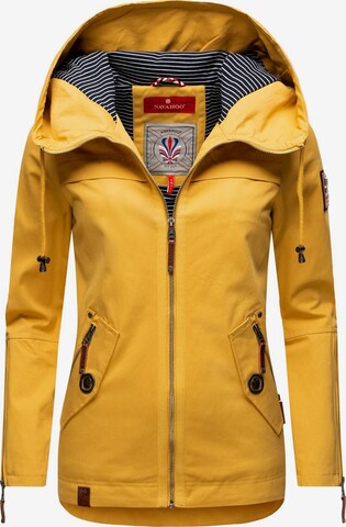 NAVAHOO Between-Season Jacket 'Wekoo' in Yellow: front