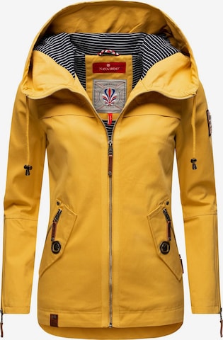 NAVAHOO Between-Season Jacket 'Wekoo' in Yellow: front