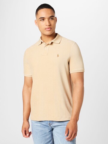 T-Shirt Polo Ralph Lauren en beige : devant