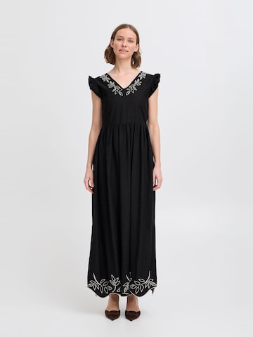 b.young Kleid 'BYIbono' in Schwarz: Vorderseite