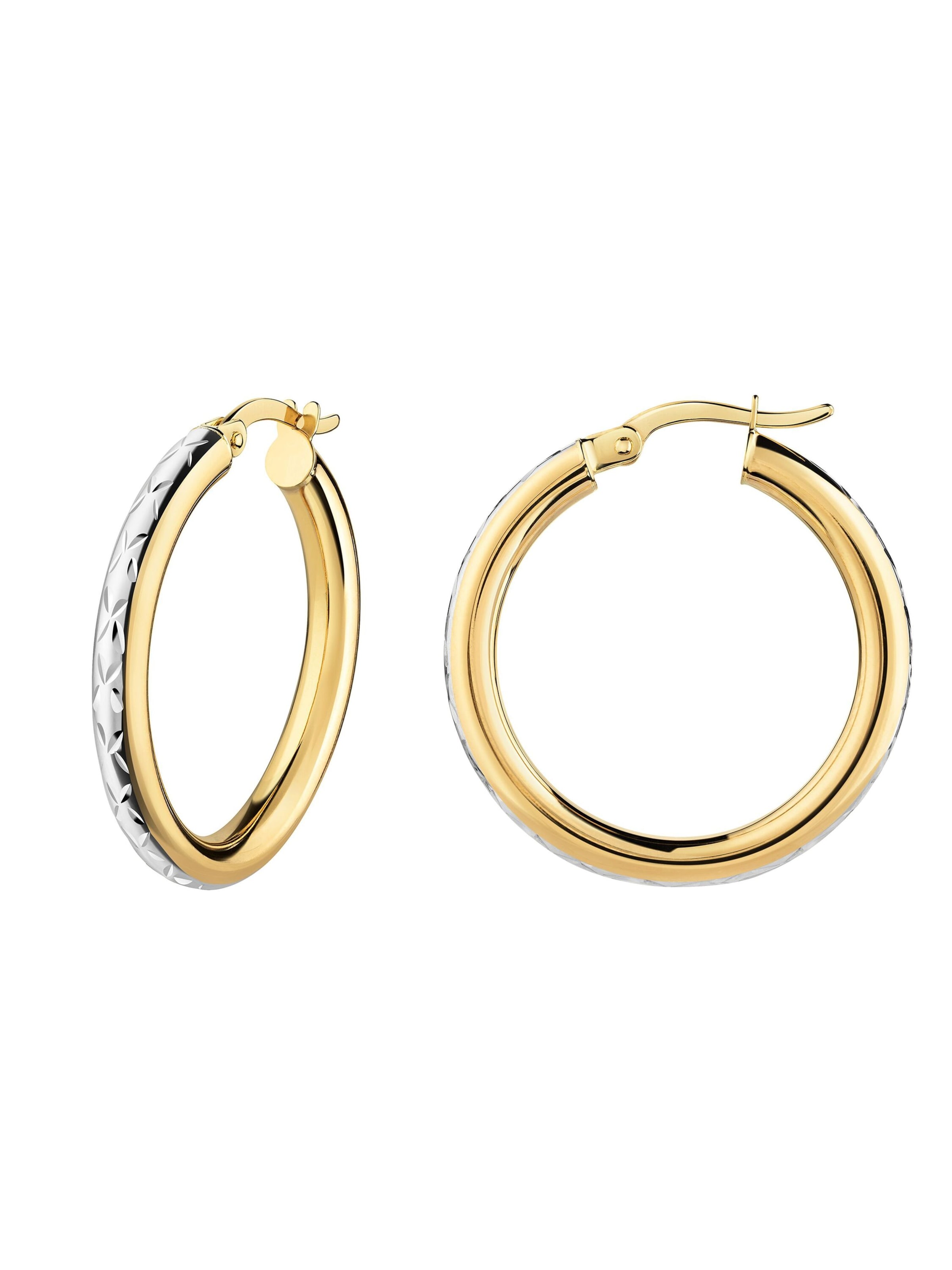 Fascination by Ellen K. Earrings in Gold: front