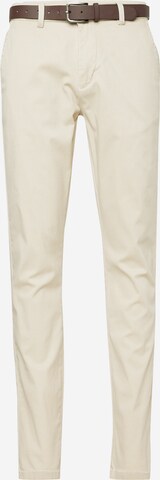 Lindbergh - Pantalón chino en blanco: frente