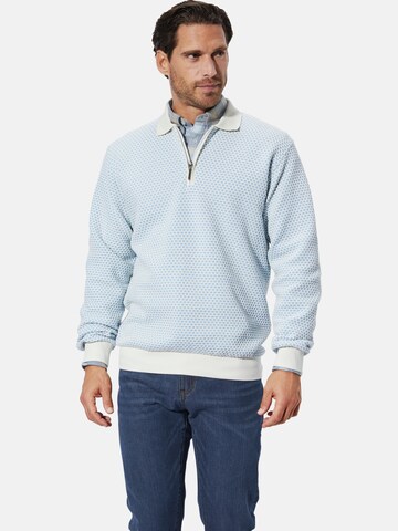Sweat-shirt ' Talmar ' BABISTA en bleu : devant