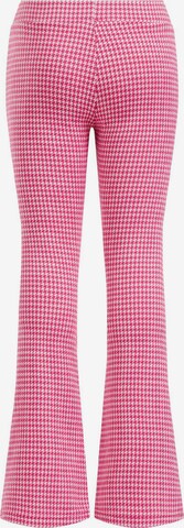 WE Fashion - Flared Leggings em rosa