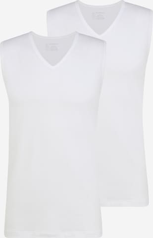 SCHIESSER - Camiseta térmica en blanco: frente