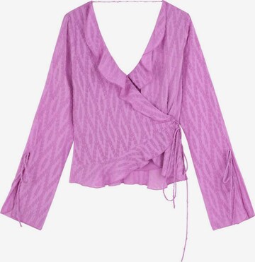 Scalpers Blouse in Lila: voorkant