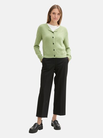 TOM TAILOR Knit cardigan in Green