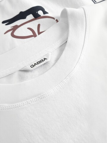 Coupe regular Chemise ' GABlegin ' GABBA en blanc : au dessus