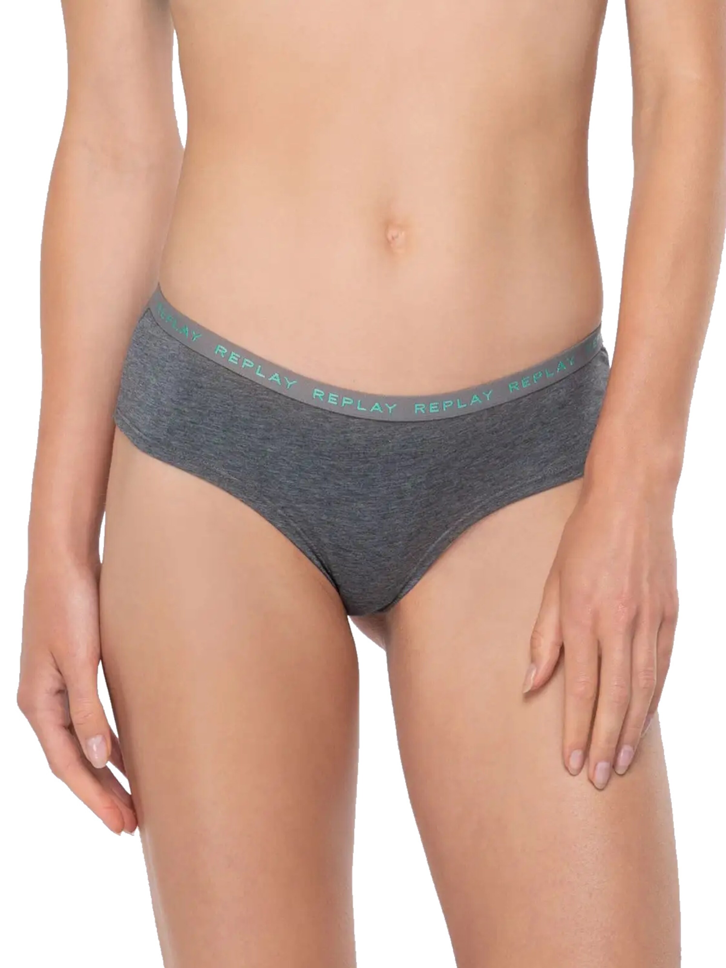 REPLAY Slip in Grey: front