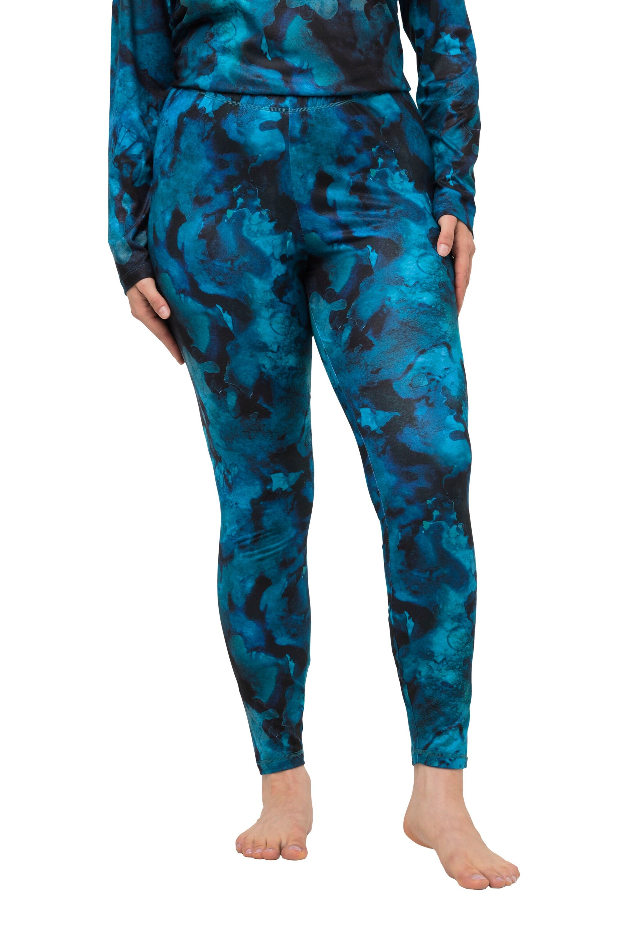 Ulla Popken Skinny Leggings in Blau: Vorderseite