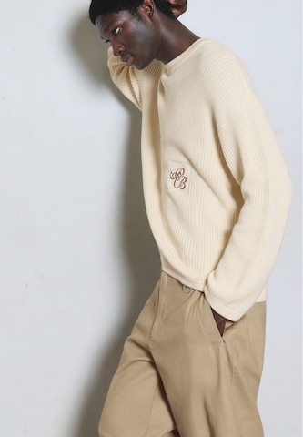 Pull-over Pull&Bear en blanc
