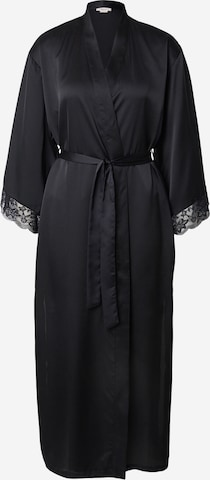 ETAMKućni ogrtač 'DESIRE' - crna boja: prednji dio