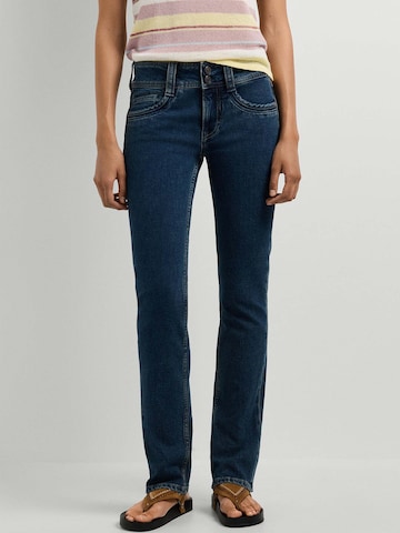 Coupe slim Jean 'Gen' Pepe Jeans en bleu : devant