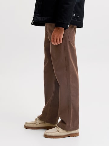 Jack & Jones Junior Baggy Pants 'JPSTALEX ANDREJ' in Brown