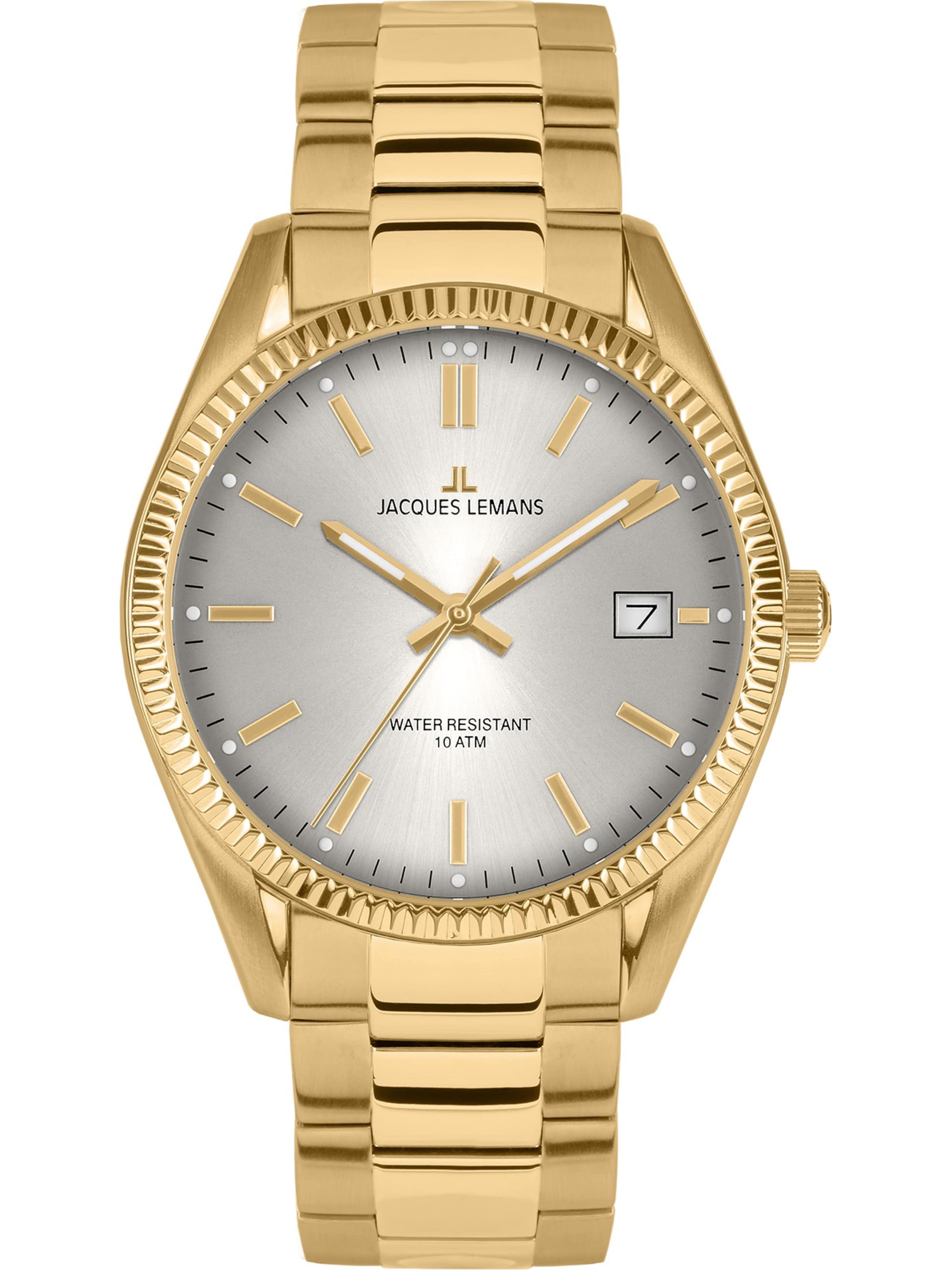 Jacques Lemans Uhr in Silber: Vorderseite