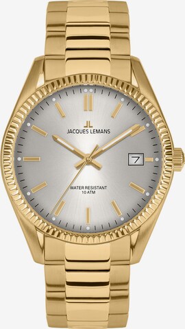 Jacques Lemans Uhr in Gold: predná strana